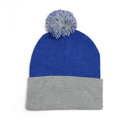 Resting Witch Face Activated Pom-Pom Knit Cap
