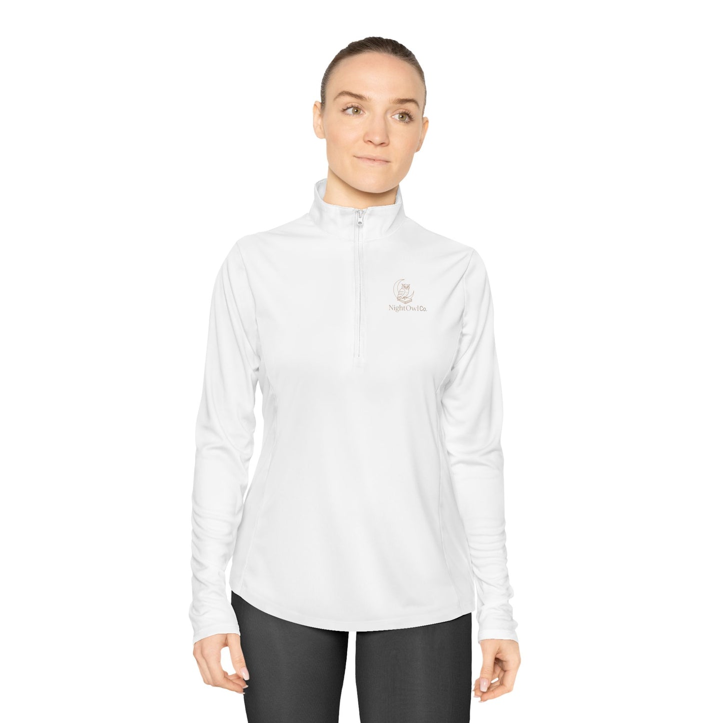 Chic Ladies Quarter-Zip Pullover - Cozy Layering Piece for Outdoor Adventures, Casual Wear, Gifts, Sports Enthusiasts, and Fall Fashion
