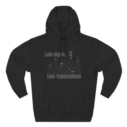 Late Night Vibes Fleece Hoodie