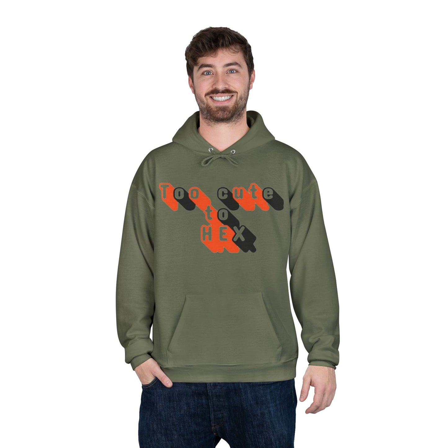 Too Cute to Hex Hoodie Eco-Friendly Pullover