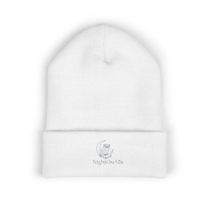Embroidered Cuffed Beanie NightOwl Co Brand