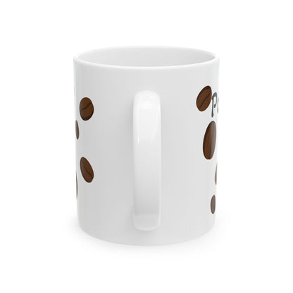 Coffee Mug - Powered by Coffee and Quiet Mornings