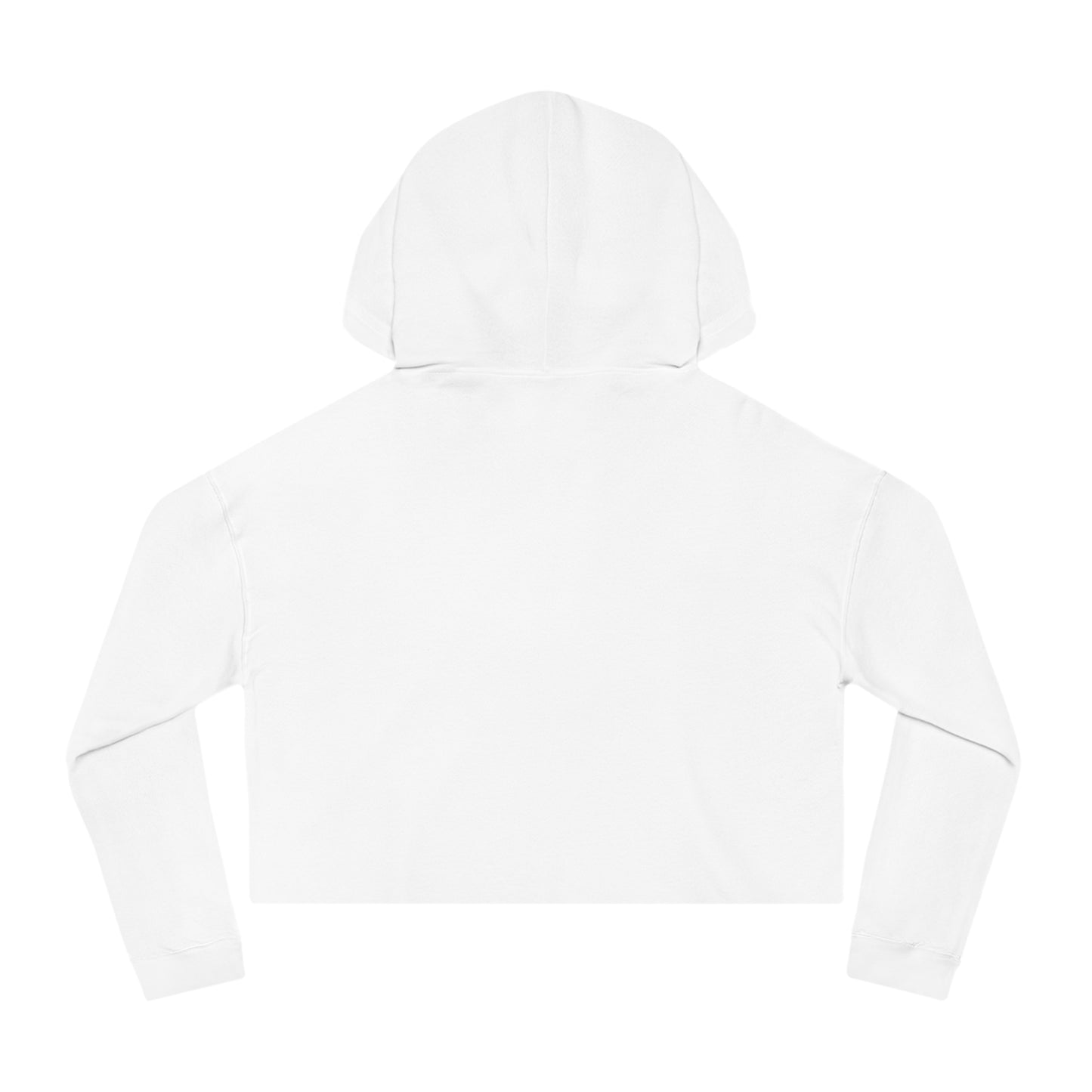 Cozy Autumn Cropped Hoodie - Sippin' Cider and Summoning Peace