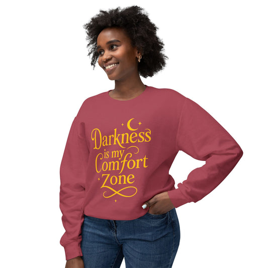 Darkness is my Comfort Zone Crewneck Sweatshirt