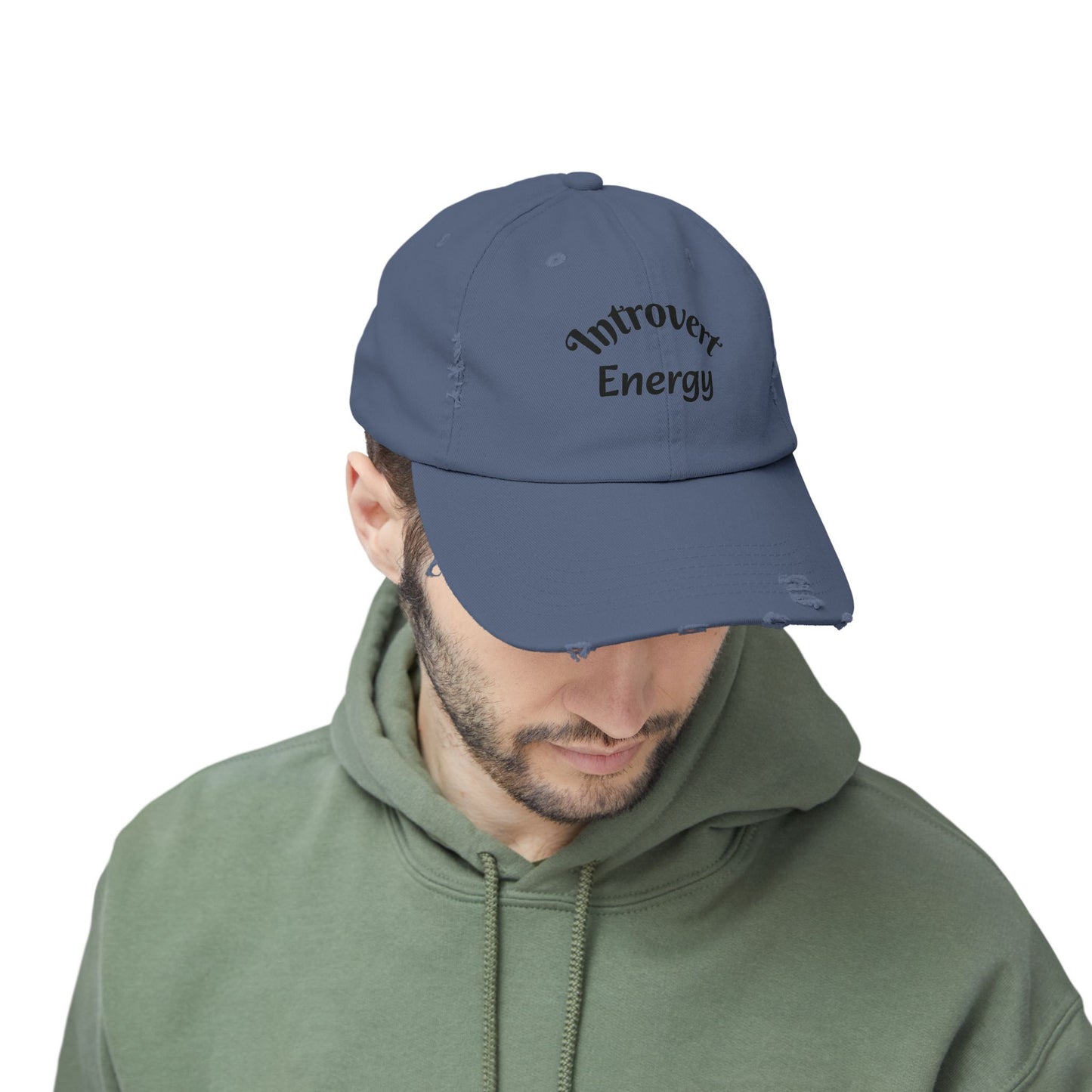 Distressed Cap - Introvert Energy Hat