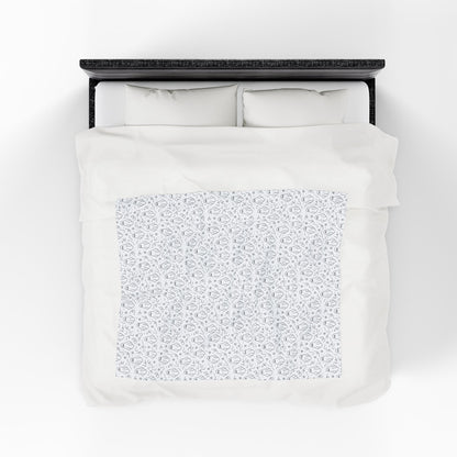 Cozy Ghost Velveteen Plush Blanket