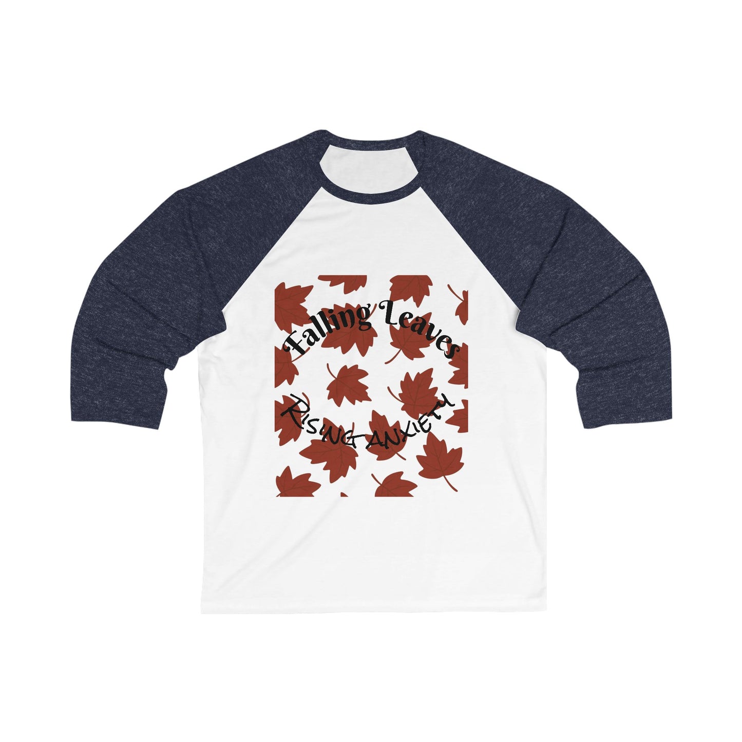 Fall Leaves Baseball Tee, Autumn Shirt