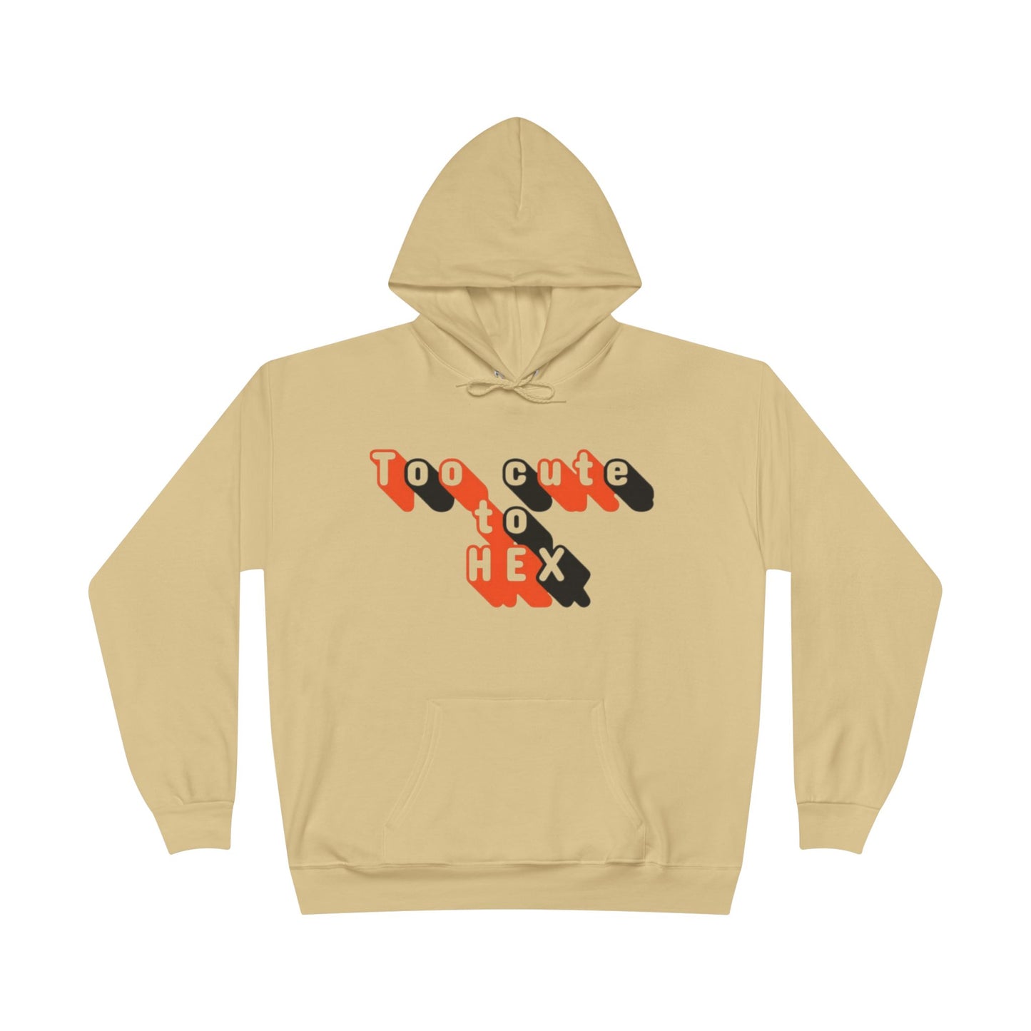 Too Cute to Hex Hoodie Eco-Friendly Pullover
