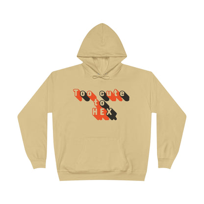 Too Cute to Hex Hoodie Eco-Friendly Pullover
