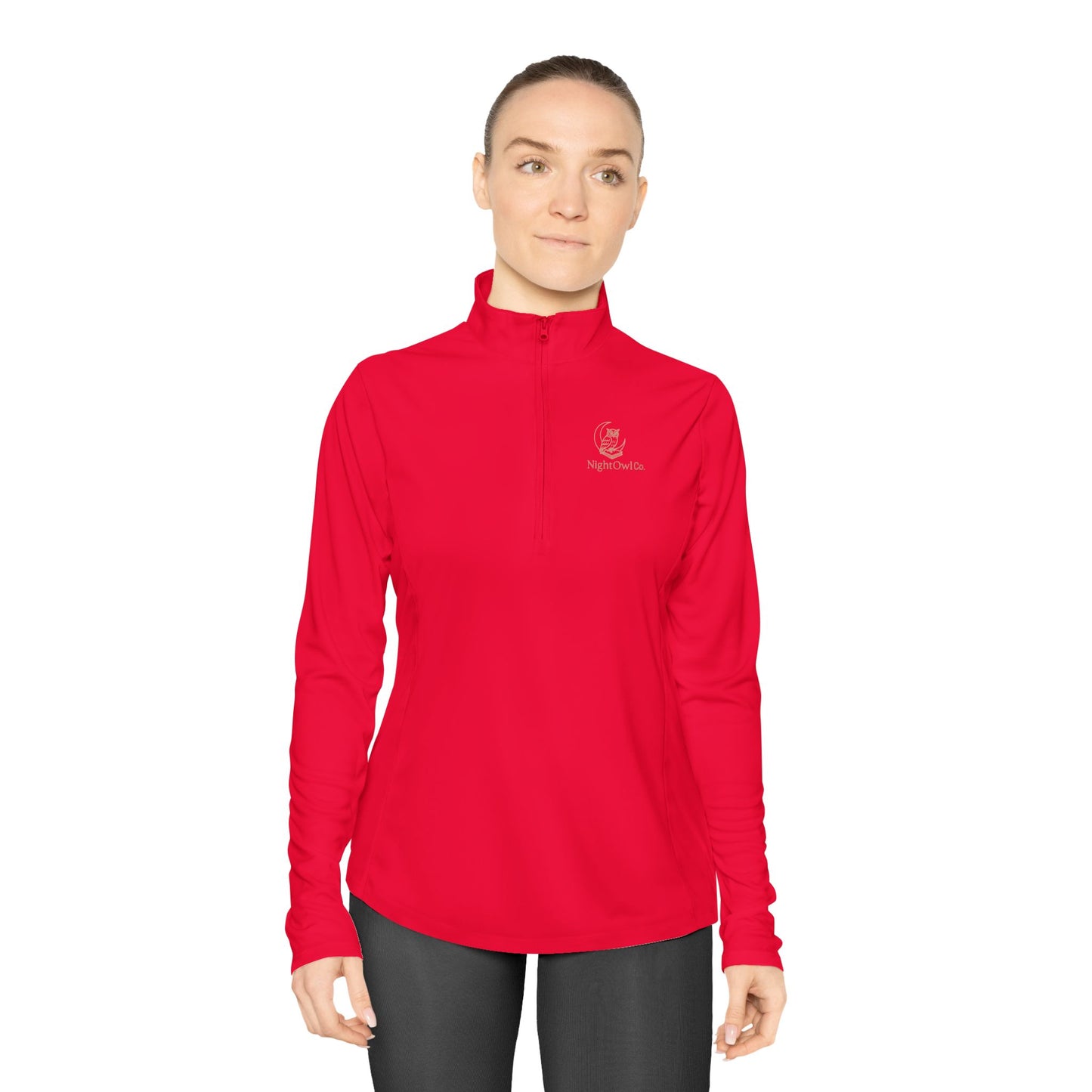 Chic Ladies Quarter-Zip Pullover - Cozy Layering Piece for Outdoor Adventures, Casual Wear, Gifts, Sports Enthusiasts, and Fall Fashion