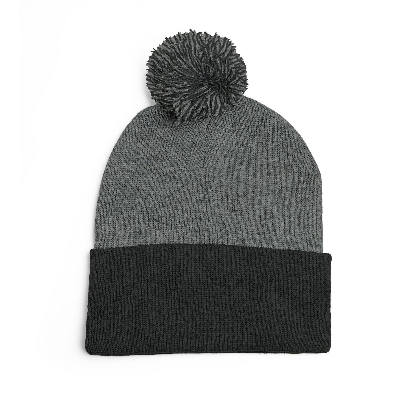 Resting Witch Face Activated Pom-Pom Knit Cap