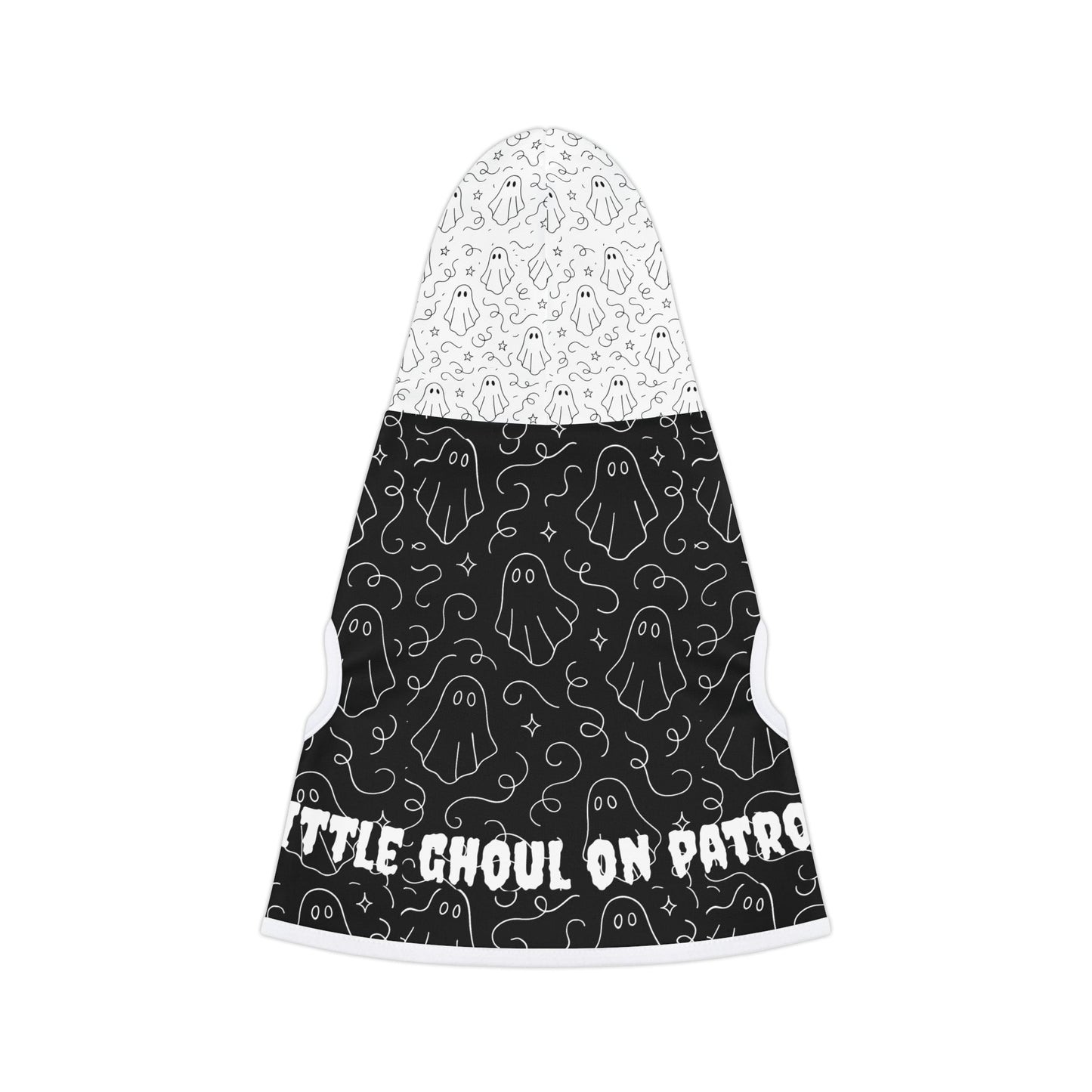 Spooky Pet Hoodie for Halloween, Little Ghoul on Patrol