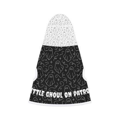 Spooky Pet Hoodie for Halloween, Little Ghoul on Patrol
