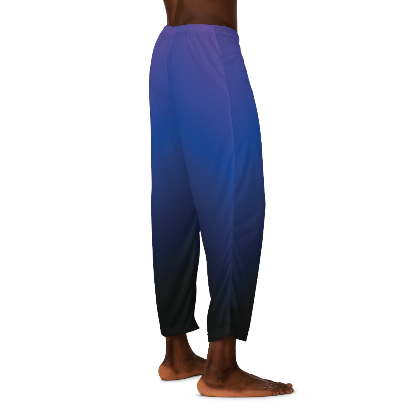 Men's Purple & Blue Gradient Pajama Pants