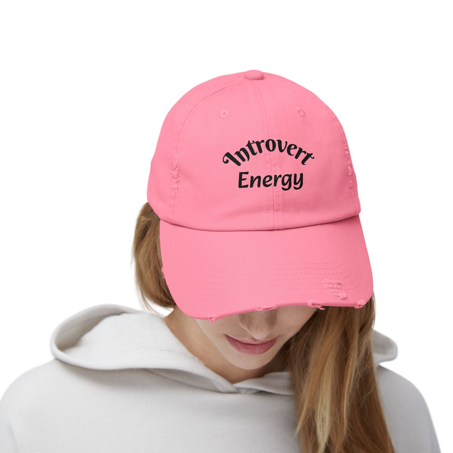 Distressed Cap - Introvert Energy Hat