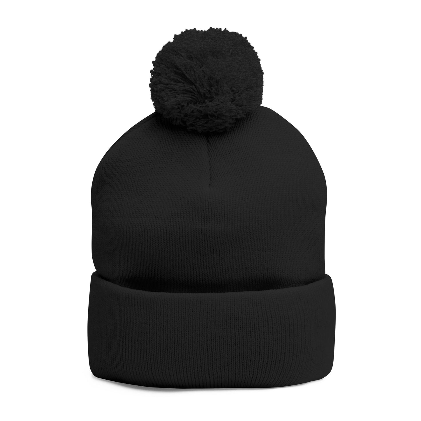 Resting Witch Face Activated Pom-Pom Knit Cap
