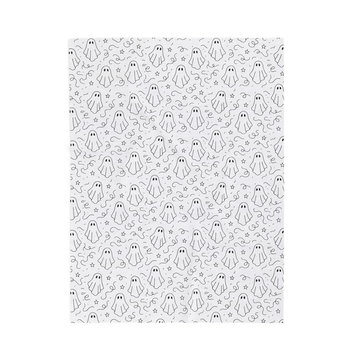 Cozy Ghost Velveteen Plush Blanket