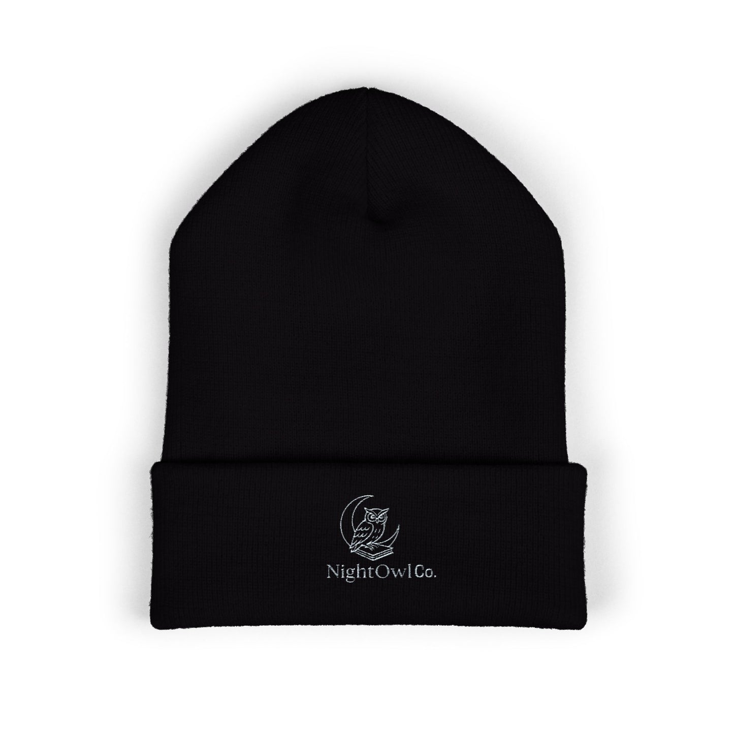 Embroidered Cuffed Beanie NightOwl Co Brand
