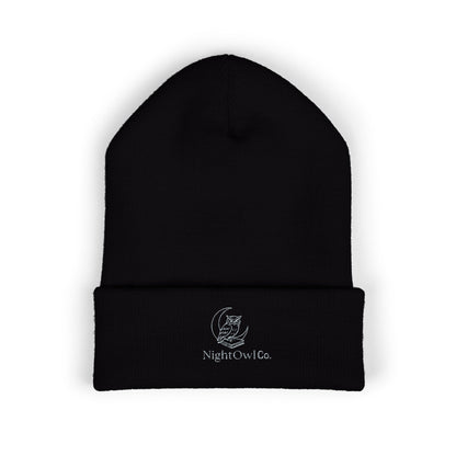 Embroidered Cuffed Beanie NightOwl Co Brand